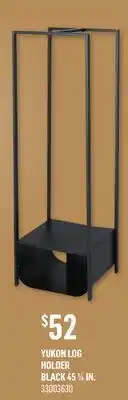 Canac Yukon Log Holder Black 45 1/4 in offer