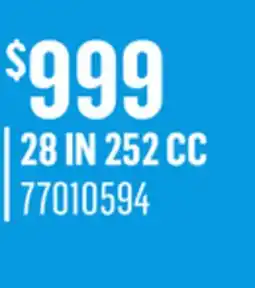 Canac Gas Snow Blower offer