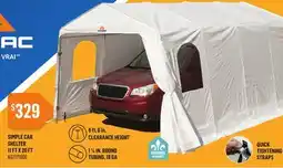 Canac Simple Car Shelter offer
