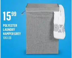 Canac Polyester Laundry Hamper Grey offer