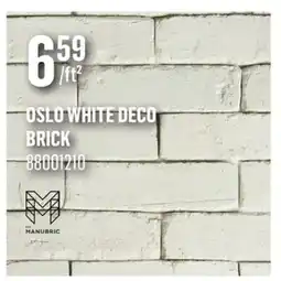 Canac Oslo White Deco Brick offer