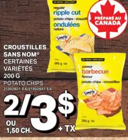 L'Intermarché CROUSTILLES | POTATO CHIPS, 200 G offer