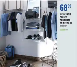 Canac Mesh Shelf Closet Organizer 60in.x96in offer