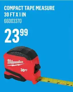 Canac Compact Tape Measure 30ftx1in offer