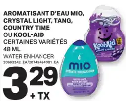 L'Intermarché AROMATISANT D'EAU, CRYSTAL LIGHT, TANG, COUNTRY TIME | WATER ENHANCER, 48 ML offer