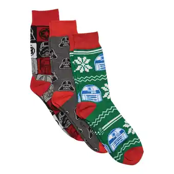 Giant Tiger Men's Licensed Christmas Socks 3pk. - 10-13 offer