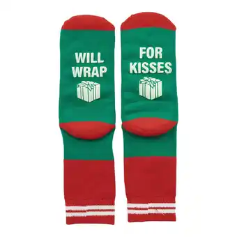 Giant Tiger Comfy Cozy Men's Holiday Saying Socks - 10-13 offer