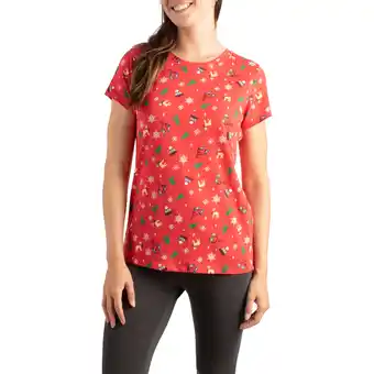 Giant Tiger Comfy Cozy Women's T-Shirt with Christmas Print offer
