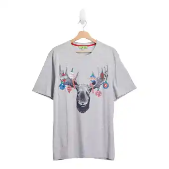 Giant Tiger Comfy Cozy Men's Christmas Sleep T-Shirt - S-XXL offer
