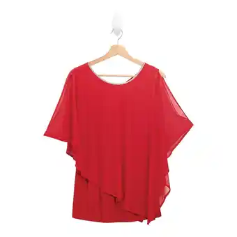 Giant Tiger lily morgan Women's Mesh Overlay Top - S-XL offer