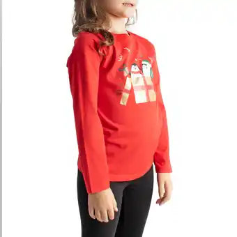 Giant Tiger Comfy Cozy Girl's Christmas Top - 2-6X offer