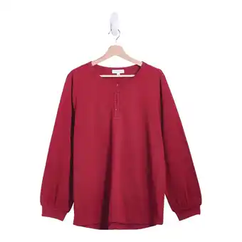 Giant Tiger mySTYLE Women's Plus Henley Top - 1X-3X offer