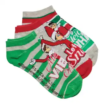 Giant Tiger Women's Holiday Ankle Socks 3pk. - 9-11 offer