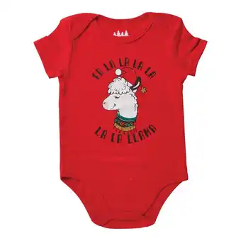 Giant Tiger Comfy Cozy Infant Girl's Christmas Onesie - 0-24M offer