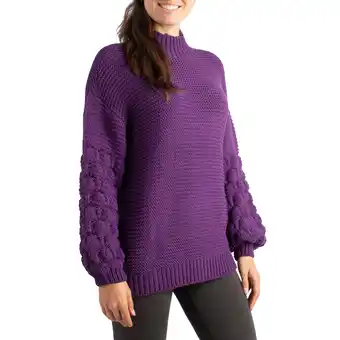 Giant Tiger lily morgan Women's Bubble Sleeve Sweater - S-XL offer