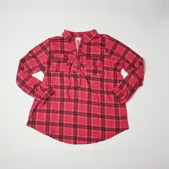 Giant Tiger mySTYLE Women's Plus Printed Plaid Top - 1X-3X offer