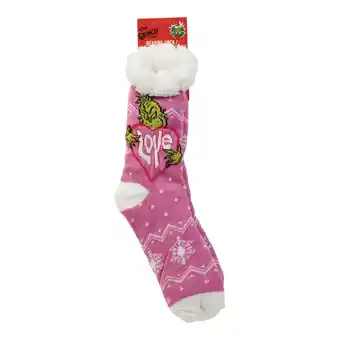 Giant Tiger Grinch Women's Reading Socks - 9-11 offer
