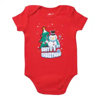 Giant Tiger Comfy Cozy Infant Boy's Christmas Onesie - 0-24M offer