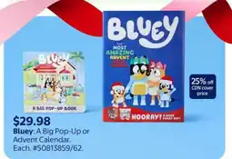 Walmart Bluey: A Big Pop-Up or Advent Calendar offer