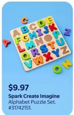 Walmart Spark Create, Imagine Alphabet Puzzle Set offer