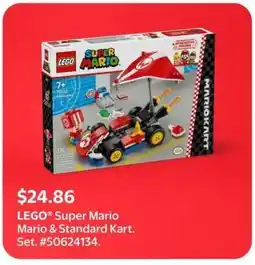 Walmart LEGO Super Mario Mario & Standard Kart Set offer