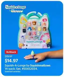 Walmart Squish-A-Longs by Squishmallows 14-pack offer