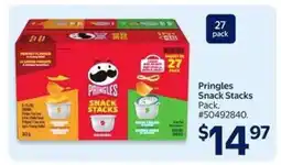 Walmart Pringles Snack Stacks Pack offer