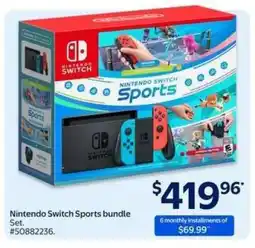 Walmart Nintendo Switch Sports bundle Set offer