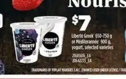 Real Canadian Superstore Liberté Greek or Mediterranean Yogurt offer