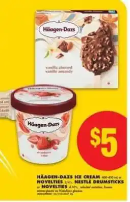 No Frills HÄAGEN-DAZS ICE CREAM OR NOVELTIES offer