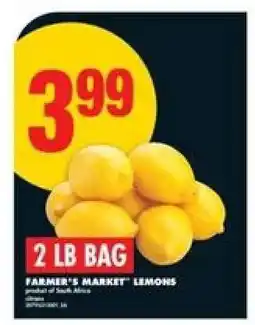 No Frills 2 LB BAG FARMER'S MARKET LEMONS offer