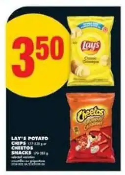 No Frills Lay's Potato Chips / Cheetos Snacks offer