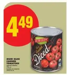 No Frills Muir Glen Canned Tomatoes offer