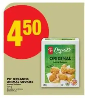No Frills PC Organics Animal Cookies offer