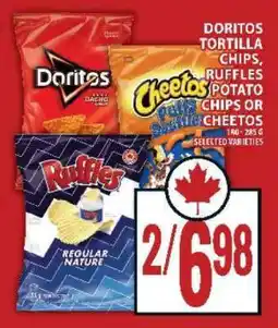 Food Basics Doritos, Ruffles, Cheetos offer