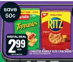 Food Basics CHRISTIE FAMILY SIZE CRACKERS offer