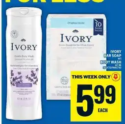 Food Basics Ivory Body Wash or Bar Soap offer