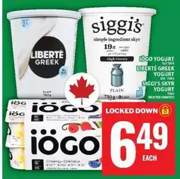Food Basics Yogurt Selection offer