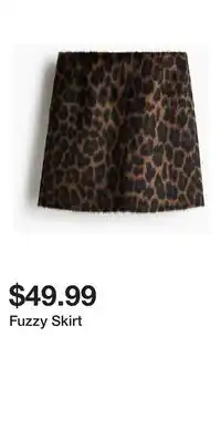 H&M Fuzzy Skirt offer