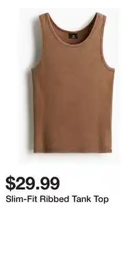 H&M Slim-Fit Ribbed Tank Top offer