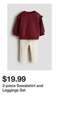 H&M 2-piece Sweatshirt and Leggings Set offer