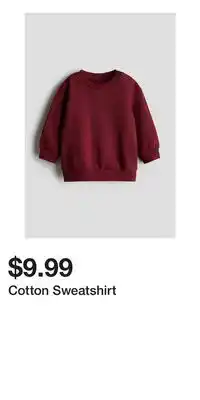 H&M Cotton Sweatshirt offer