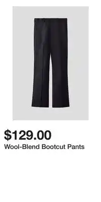H&M Wool-Blend Bootcut Pants offer