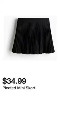 H&M Pleated Mini Skort offer