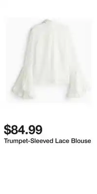 H&M Trumpet-Sleeved Lace Blouse offer