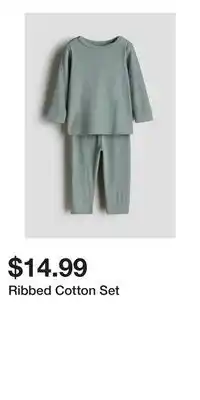 H&M Ribbed Cotton Set offer