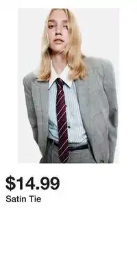 H&M Satin Tie offer