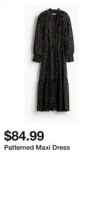 H&M Patterned Maxi Dress offer