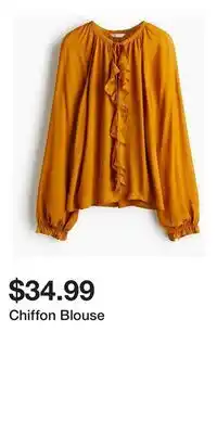H&M Chiffon Blouse offer