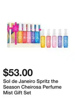 Sephora Sol de Janeiro Spritz the Season Cheirosa Perfume Mist Gift Set offer